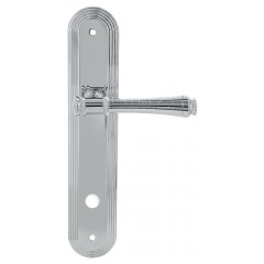 Дверная ручка Extreza Piero (Пьеро) 326 на планке PL05 WC полированный хром F04